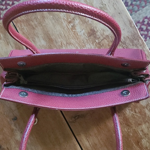 🇫🇷HERMÈS PARIS BERKIN 30 3 IN 1 LEATHER BURGUNDY COLOURED HANDBAG m.i. France - Picture 8 of 15